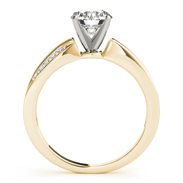 Bypass Prong Set Engagement Ring
