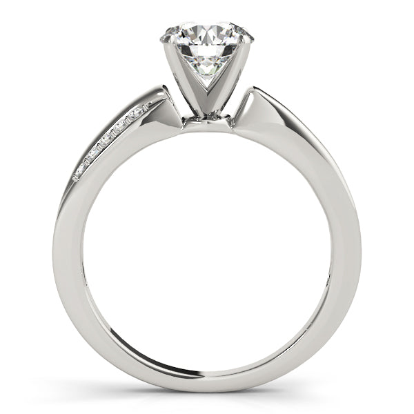 Bypass Prong Set Engagement Ring