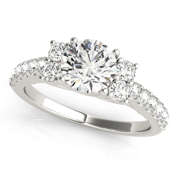 ENGAGEMENT RINGS CLUSTER SIDES
