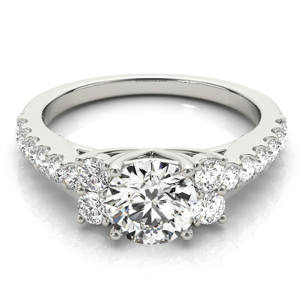 ENGAGEMENT RINGS CLUSTER SIDES