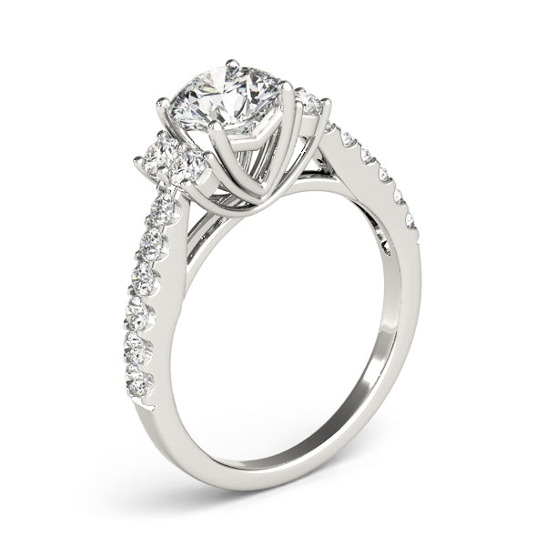 ENGAGEMENT RINGS CLUSTER SIDES