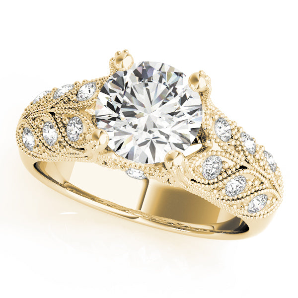 Vintage Inspired Filigree Engagement Ring