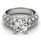 Vintage Inspired Filigree Engagement Ring
