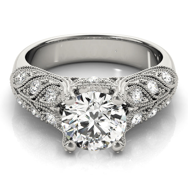 Vintage Inspired Filigree Engagement Ring