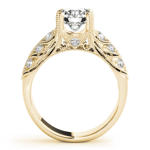 Vintage Inspired Filigree Engagement Ring