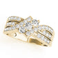 ENGAGEMENT RINGS 3 STONE ROUND
