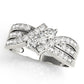 ENGAGEMENT RINGS 3 STONE ROUND