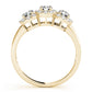 3-Stone Halo Engagement Rings