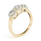 3-Stone Halo Engagement Rings