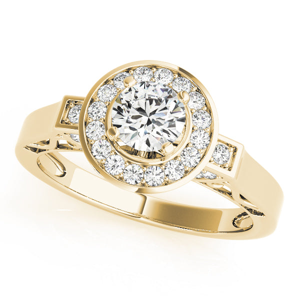 ENGAGEMENT RINGS HALO ROUND