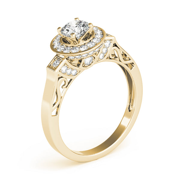 ENGAGEMENT RINGS HALO ROUND