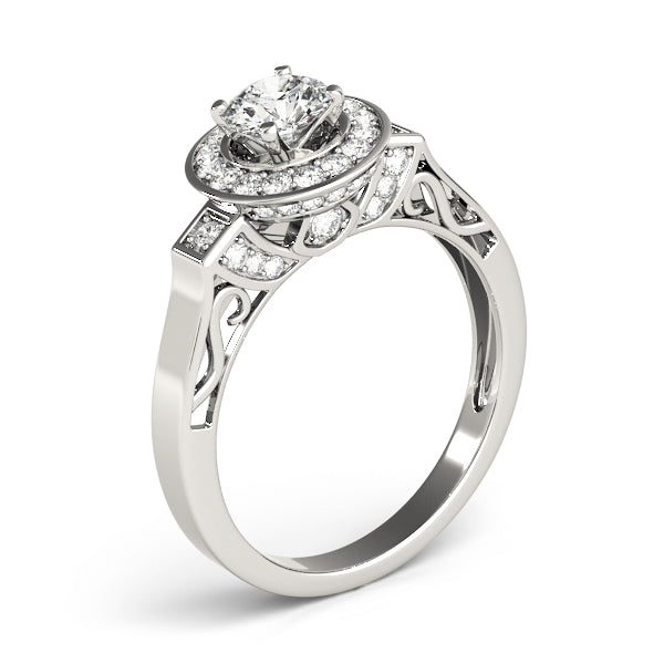 ENGAGEMENT RINGS HALO ROUND