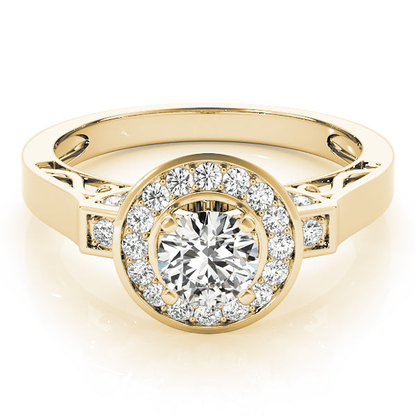ENGAGEMENT RINGS HALO ROUND