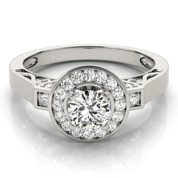 ENGAGEMENT RINGS HALO ROUND