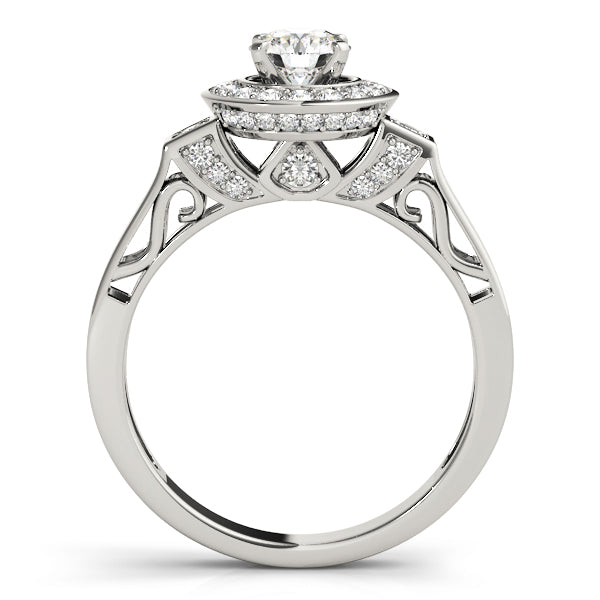 ENGAGEMENT RINGS HALO ROUND