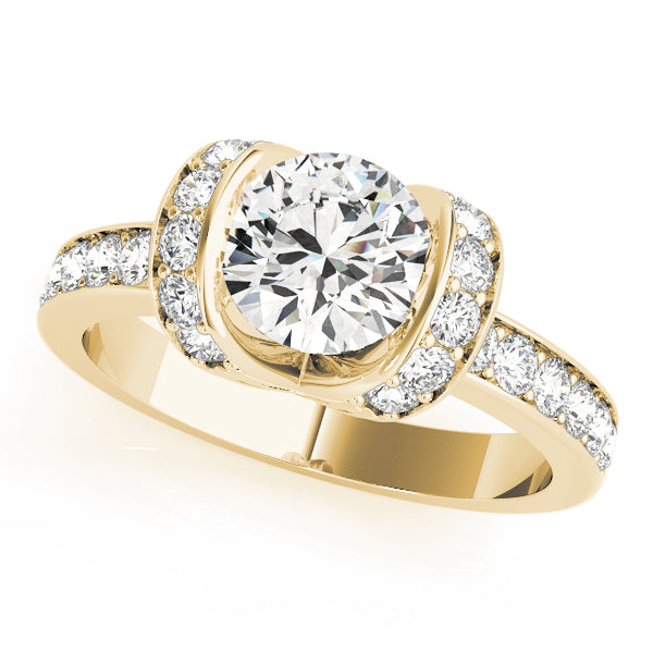 ENGAGEMENT RINGS SINGLE ROW PRONG