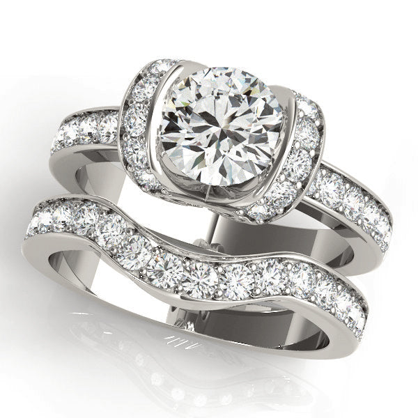 ENGAGEMENT RINGS SINGLE ROW PRONG
