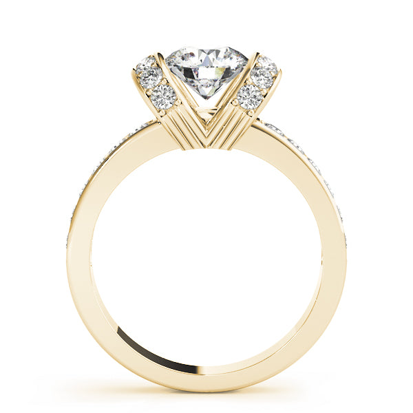 ENGAGEMENT RINGS SINGLE ROW PRONG