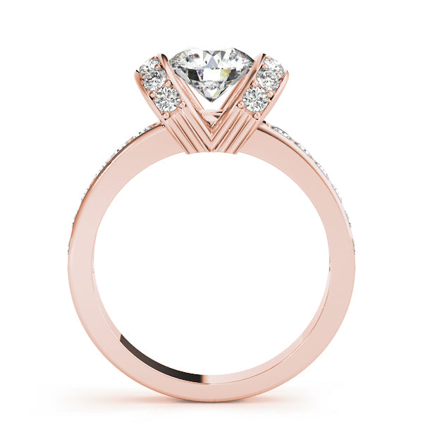 ENGAGEMENT RINGS SINGLE ROW PRONG