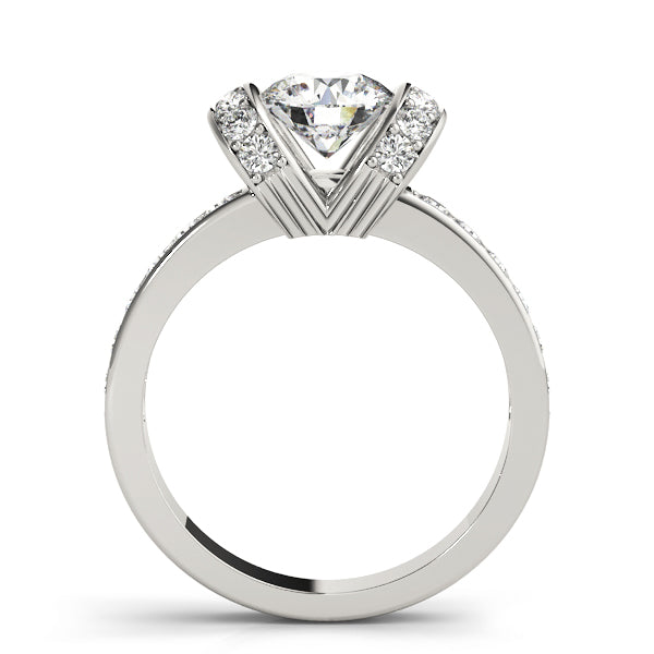 ENGAGEMENT RINGS SINGLE ROW PRONG