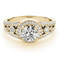 Vintage Inspired Halo Round Engagement Ring