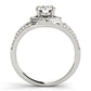 Vintage Inspired Halo Round Engagement Ring