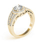 Vintage Multirow Milgrain Halo Engagement Rings