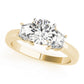 3-Stone Trapezoid Engagement Ring