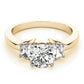 3-Stone Trapezoid Engagement Ring
