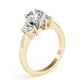 3-Stone Trapezoid Engagement Ring
