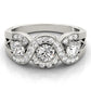 Infinity Twisted Channel Set Engagement Rings