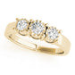 3-Stone Prong Set Engagement Ring