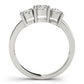 3-Stone Prong Set Engagement Ring