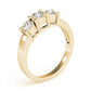 3-Stone Prong Set Engagement Ring
