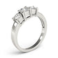 3-Stone Prong Set Engagement Ring
