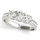 3-Stone Channel Set Engagement Ring