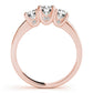 3-Stone Channel Set Engagement Ring