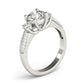 ENGAGEMENT RINGS 3 STONE ROUND