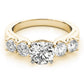 5-Stone Single Row Prong Set Engagement Ring