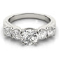 5-Stone Single Row Prong Set Engagement Ring