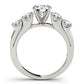 5-Stone Single Row Prong Set Engagement Ring