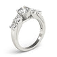 5-Stone Single Row Prong Set Engagement Ring
