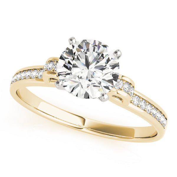 ENGAGEMENT RINGS SINGLE ROW PRONG