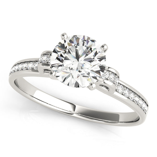 ENGAGEMENT RINGS SINGLE ROW PRONG