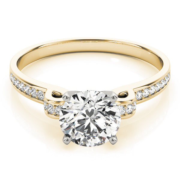 ENGAGEMENT RINGS SINGLE ROW PRONG