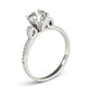 ENGAGEMENT RINGS SINGLE ROW PRONG