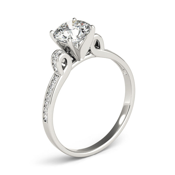ENGAGEMENT RINGS SINGLE ROW PRONG
