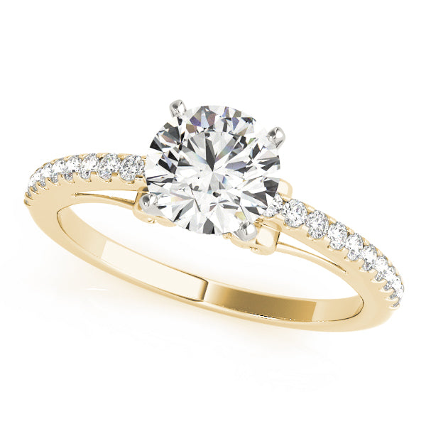 ENGAGEMENT RINGS SINGLE ROW PRONG