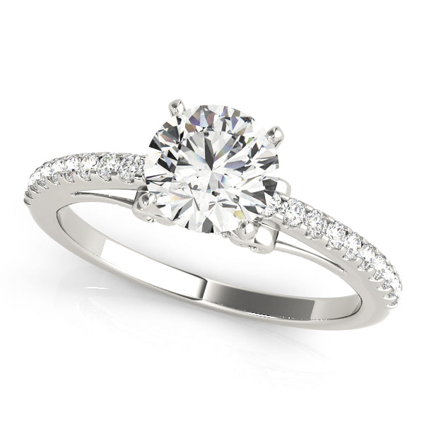 ENGAGEMENT RINGS SINGLE ROW PRONG