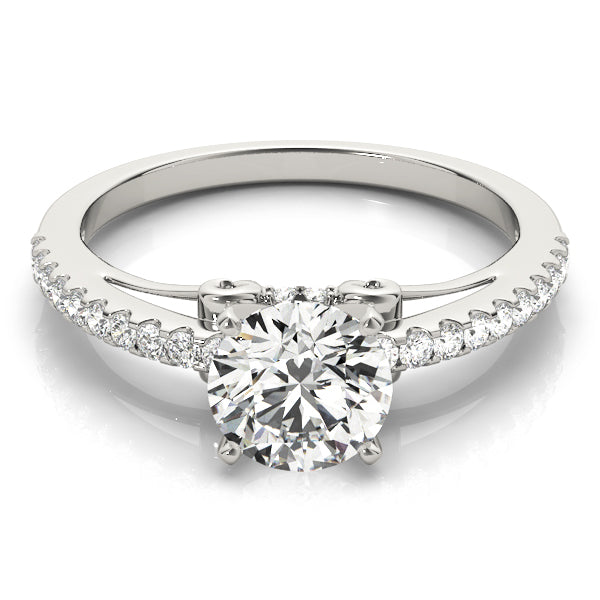 ENGAGEMENT RINGS SINGLE ROW PRONG